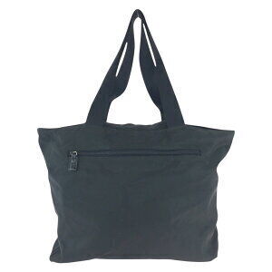 Prada Tessuto triangular plate shoulder black logo handbag nylon bag